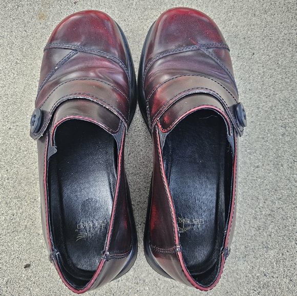 Dansko Women's Red and Black Loafers - Picture 2 of 7